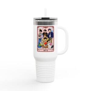 BTS K-Pop Band Portrait Travel Mug | 40oz Insulated Tumbler