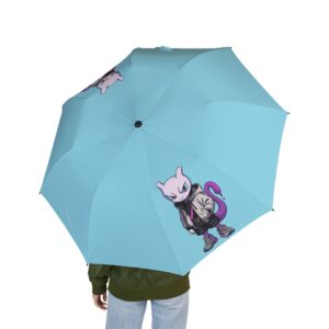 Purple Cat Character Umbrella