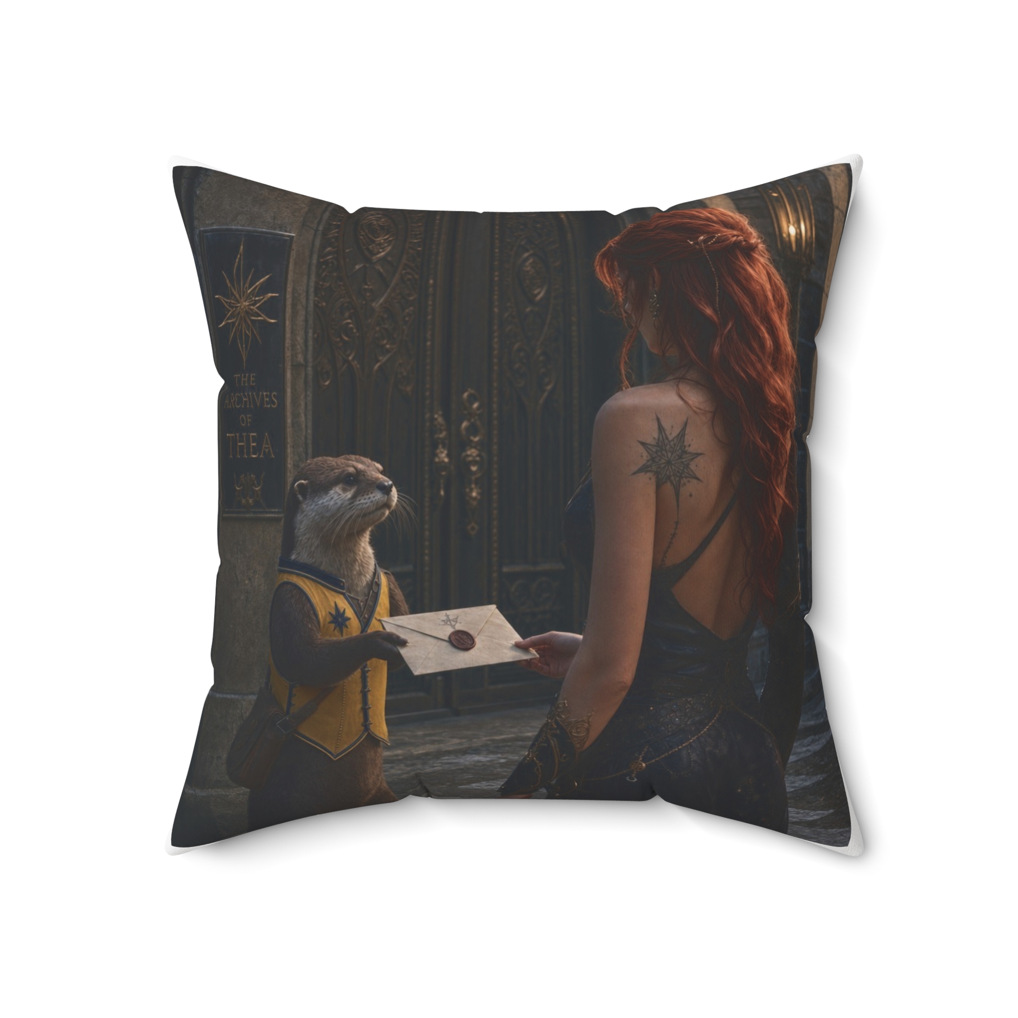 Creacent City Inspired Maasverse - Moon Drawing Dream pillow