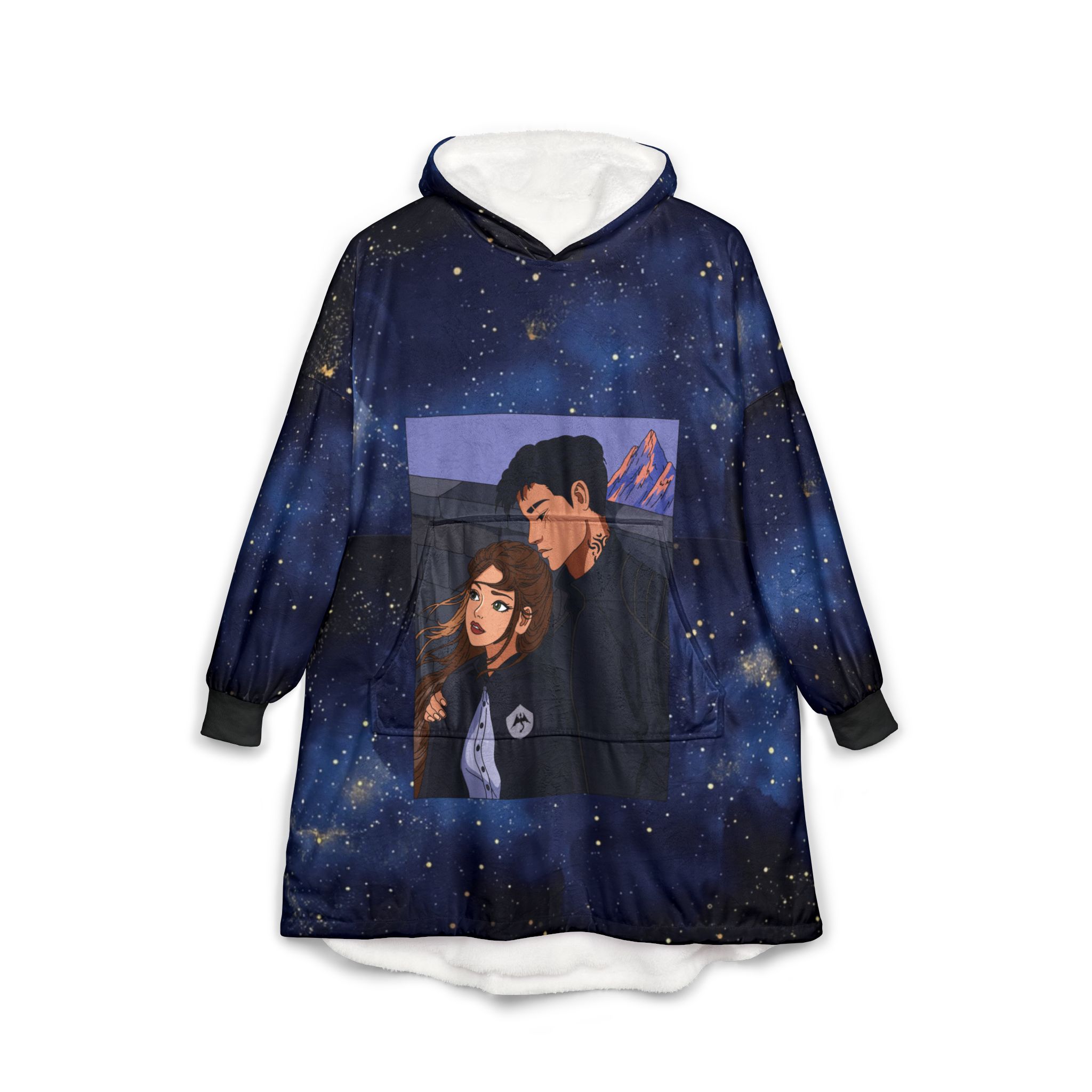 Unisex Hooded Blanket - Imagen 3