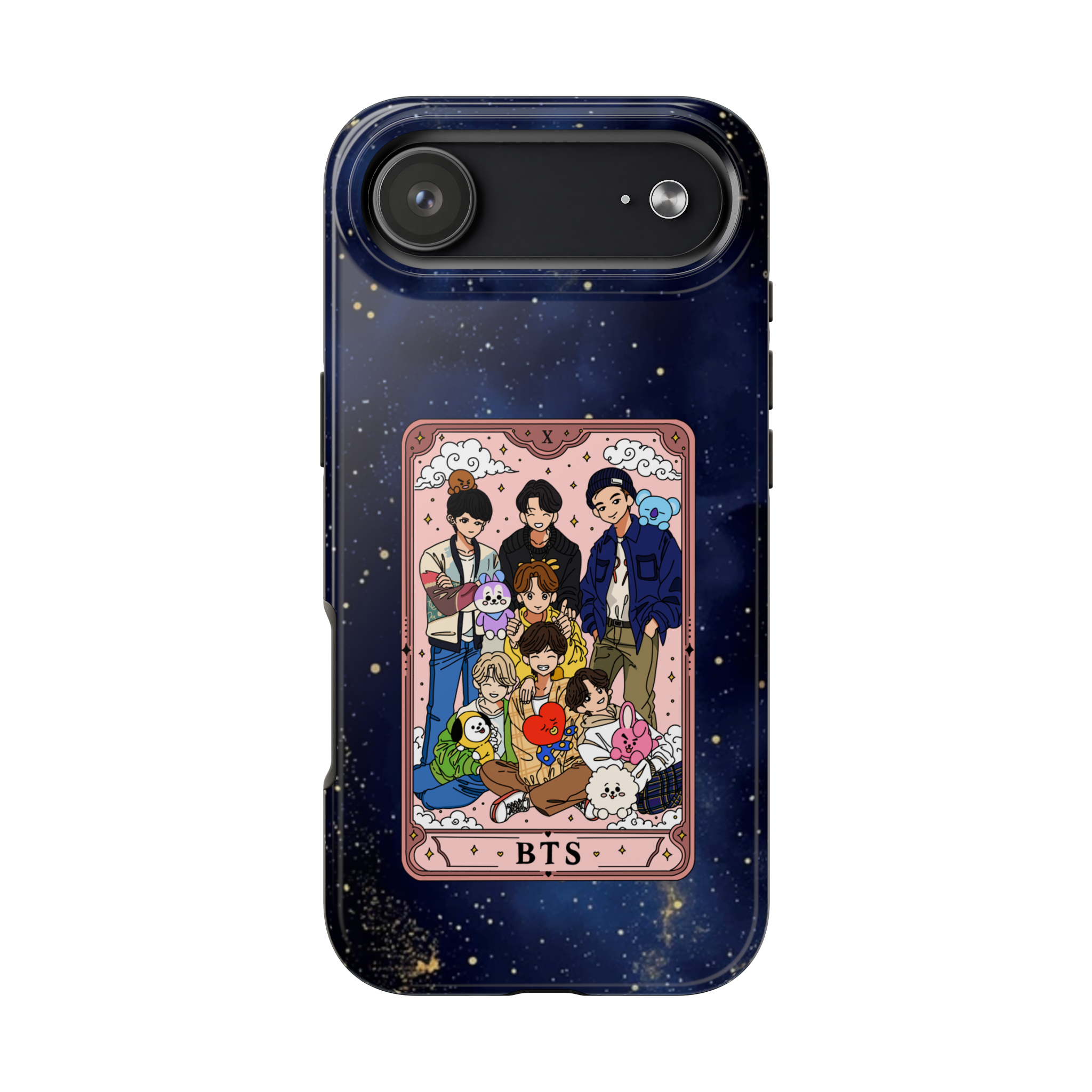 BTS Cartoon Tarot Phone Case | Tough Phone Case - Imagen 3