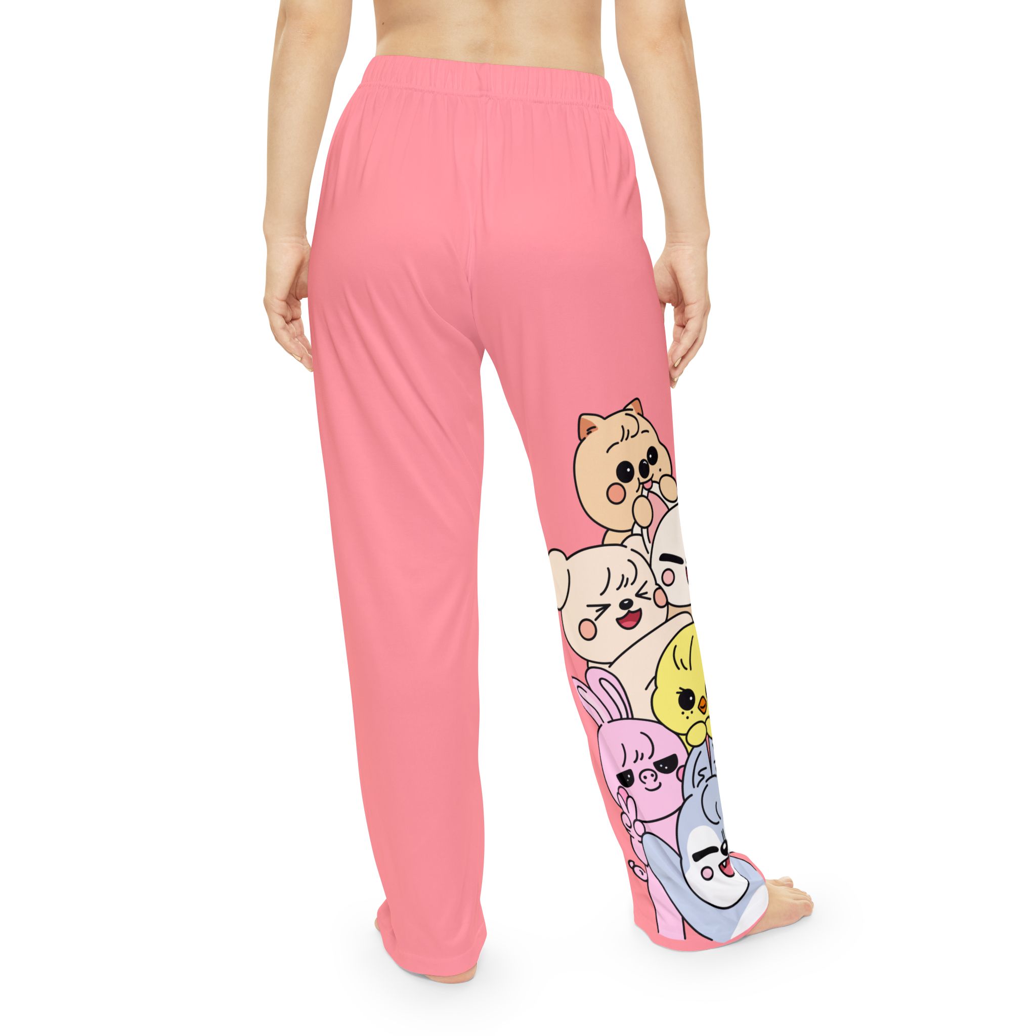 Skzoo Cute Kawaii Animal Stack Pajama Pants | Women's Sleepwear - Imagen 3
